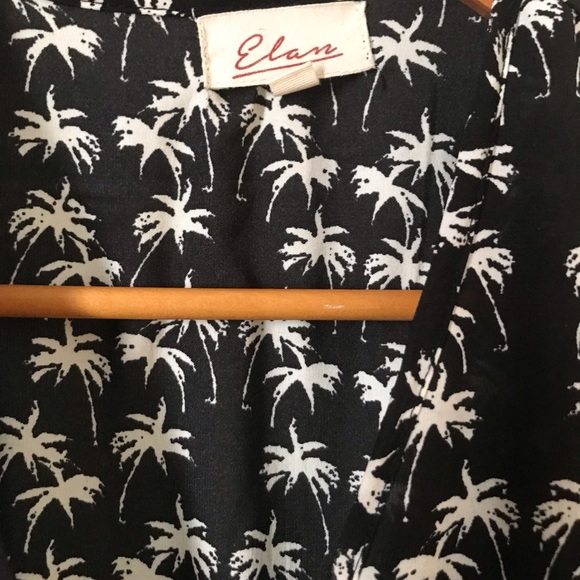 Elan Black Romper - Picture 2 of 3